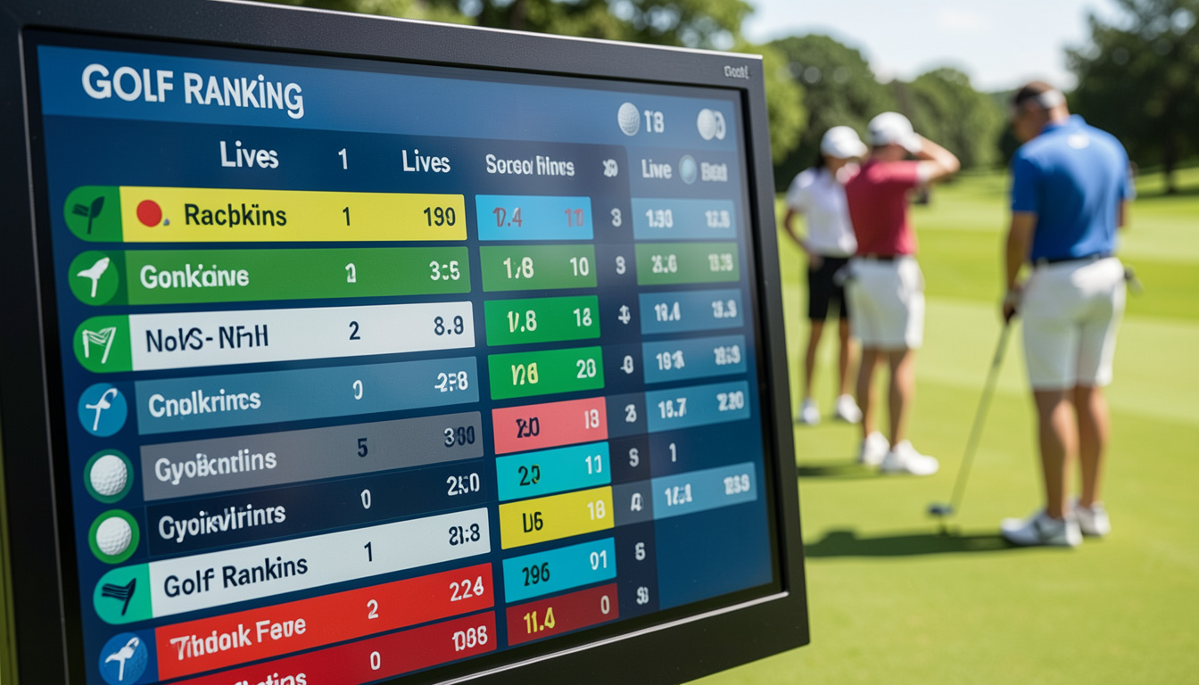 leaderboard - golf