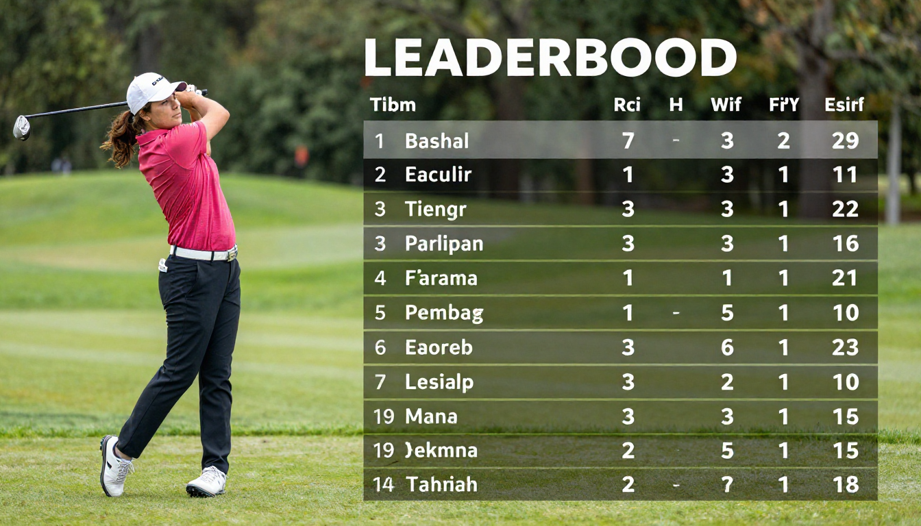 ladies golf leaderboard