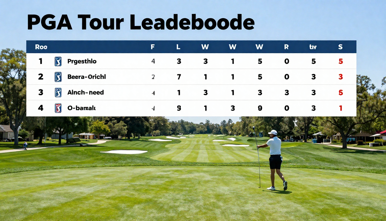 pga tour scores today
